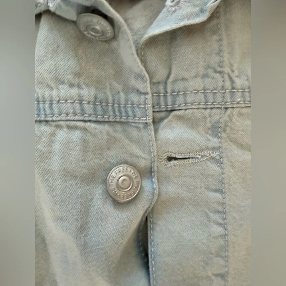 NEW FREE PEOPLE margarita jumpsuit in light blue size medium - Picture 6 of 8